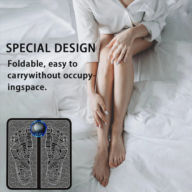 Electric Foot Massager Pad – Muscle Relaxation & Circulation Trainer