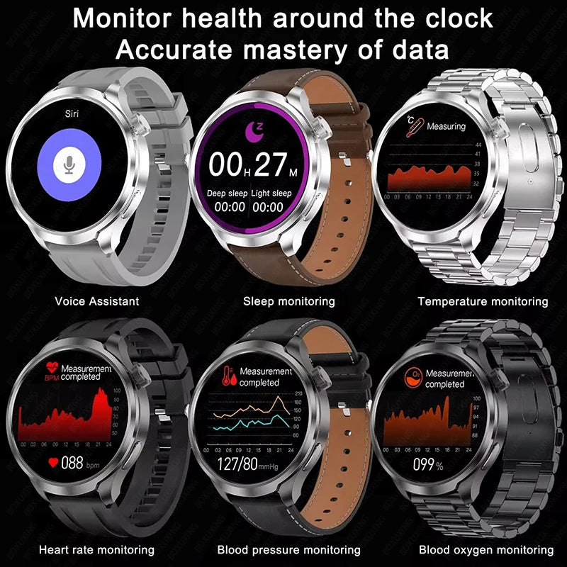 Huawei 1.85" Smartwatch – GPS, NFC & Bluetooth Fitness Tracker for Men