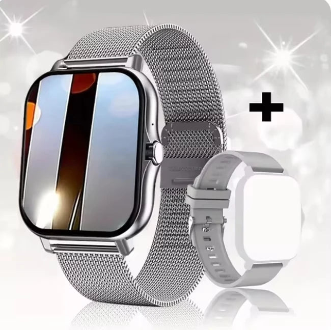 2025 Smartwatch – Bluetooth Talking Blood Oxygen & Pressure Monitor