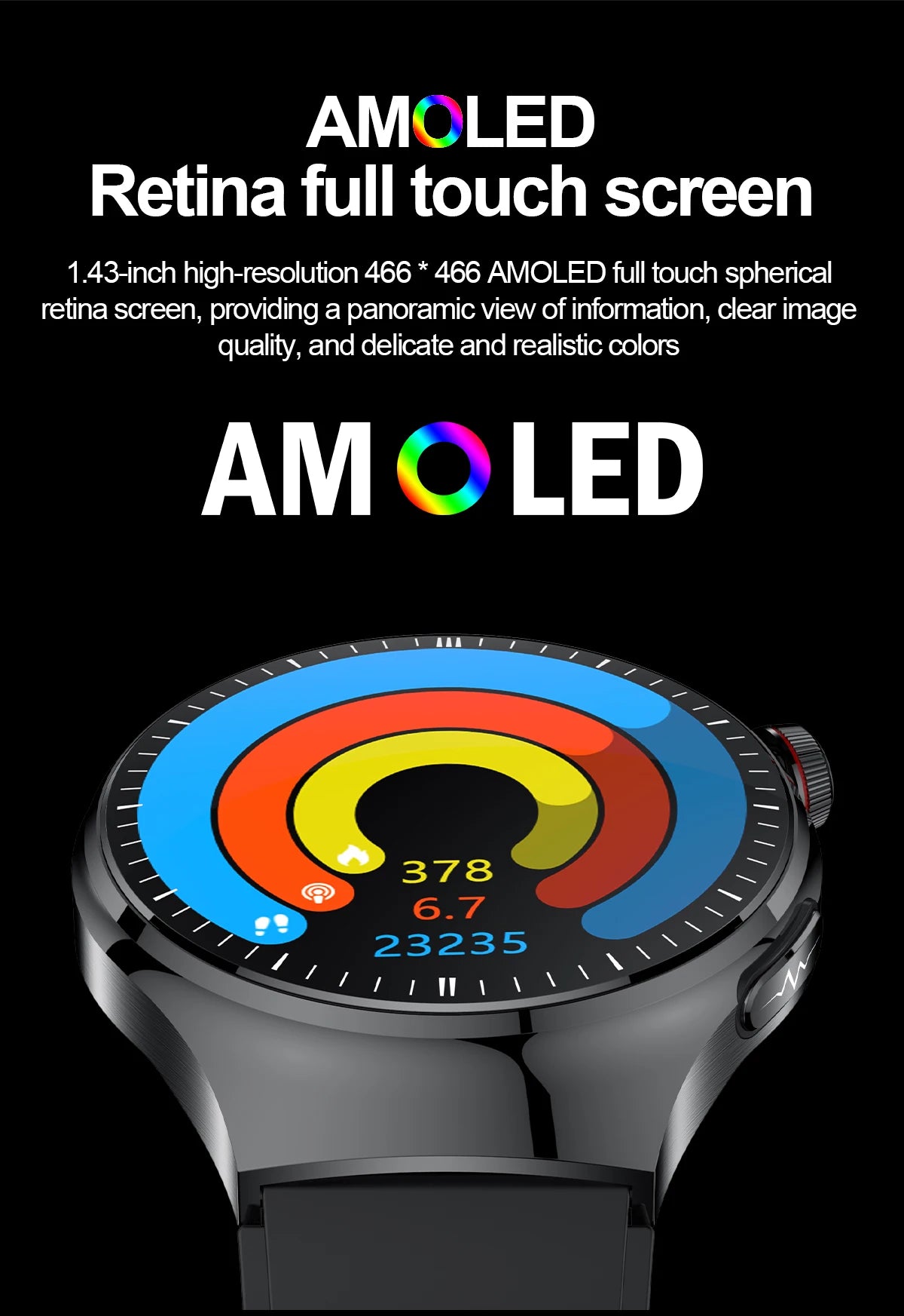 2025 Nursing-Grade Health Smartwatch – ECG PPG Bluetooth Call