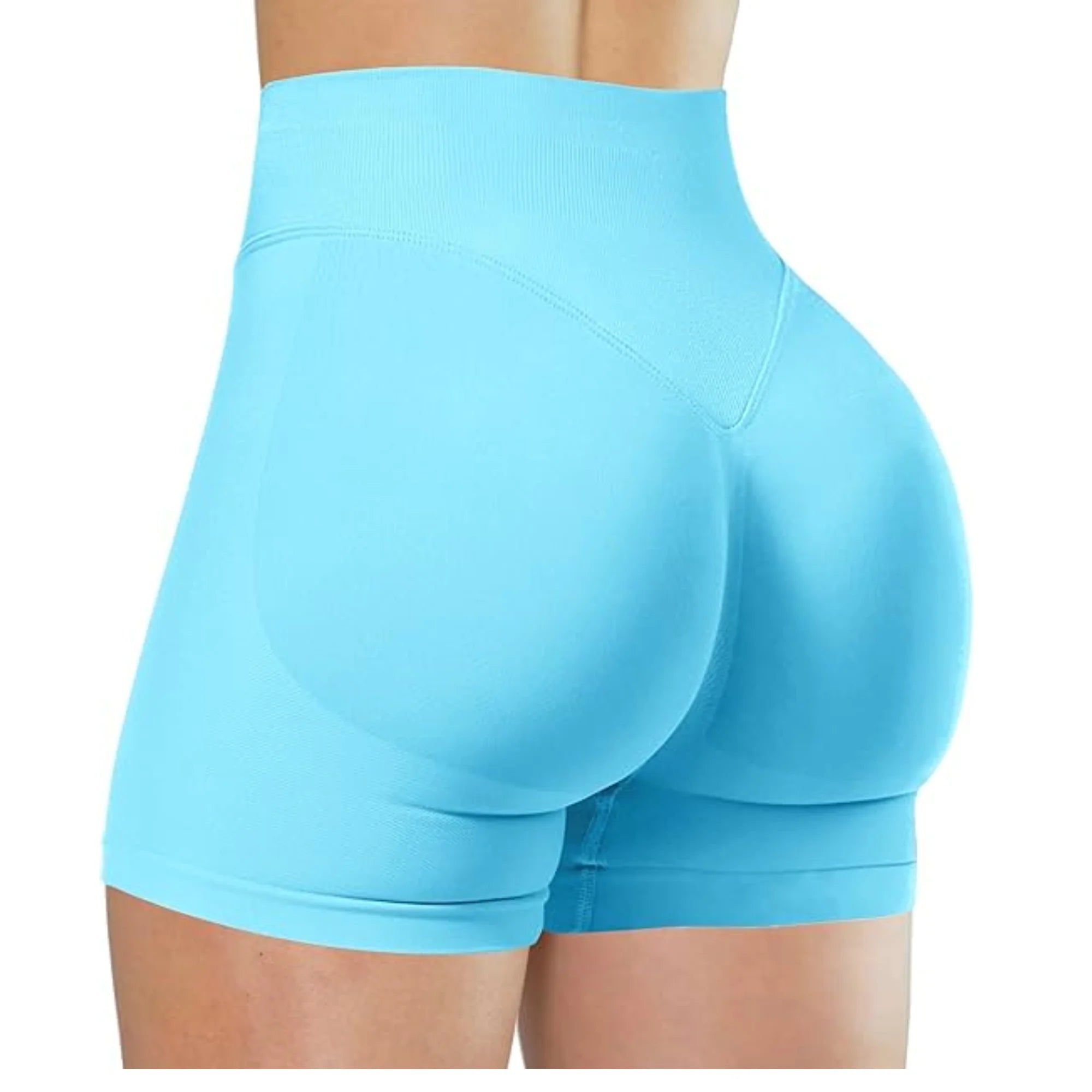 Summer High-Waisted Yoga Shorts – Sexy Fitness Leggings