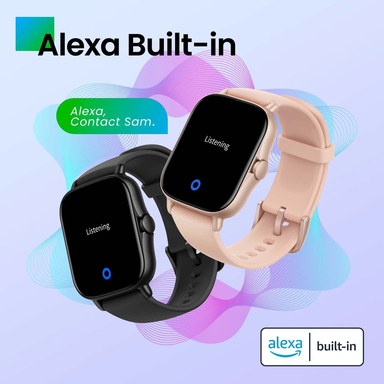 Amazfit GTS 2 Smartwatch – 43mm Fitness Tracker with Alexa Built-In
