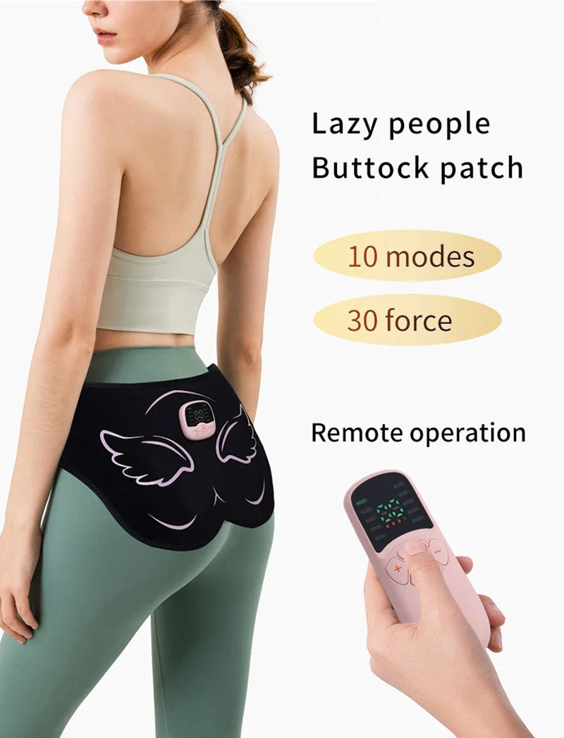 Electric EMS Butt Muscle Stimulator – USB Rechargeable Hip & Glute Trainer