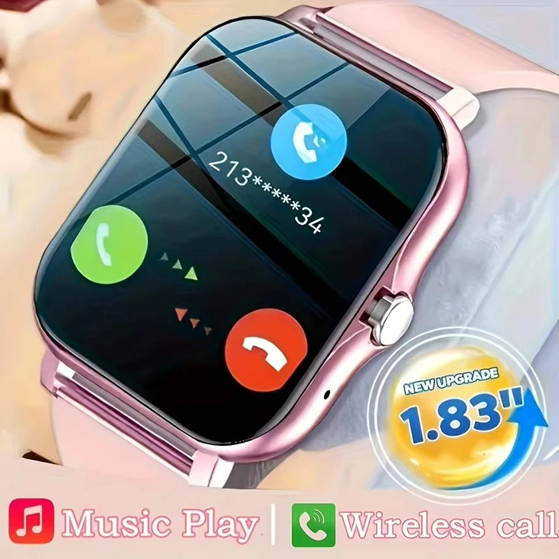 2025 Smartwatch – Bluetooth Talking Blood Oxygen & Pressure Monitor