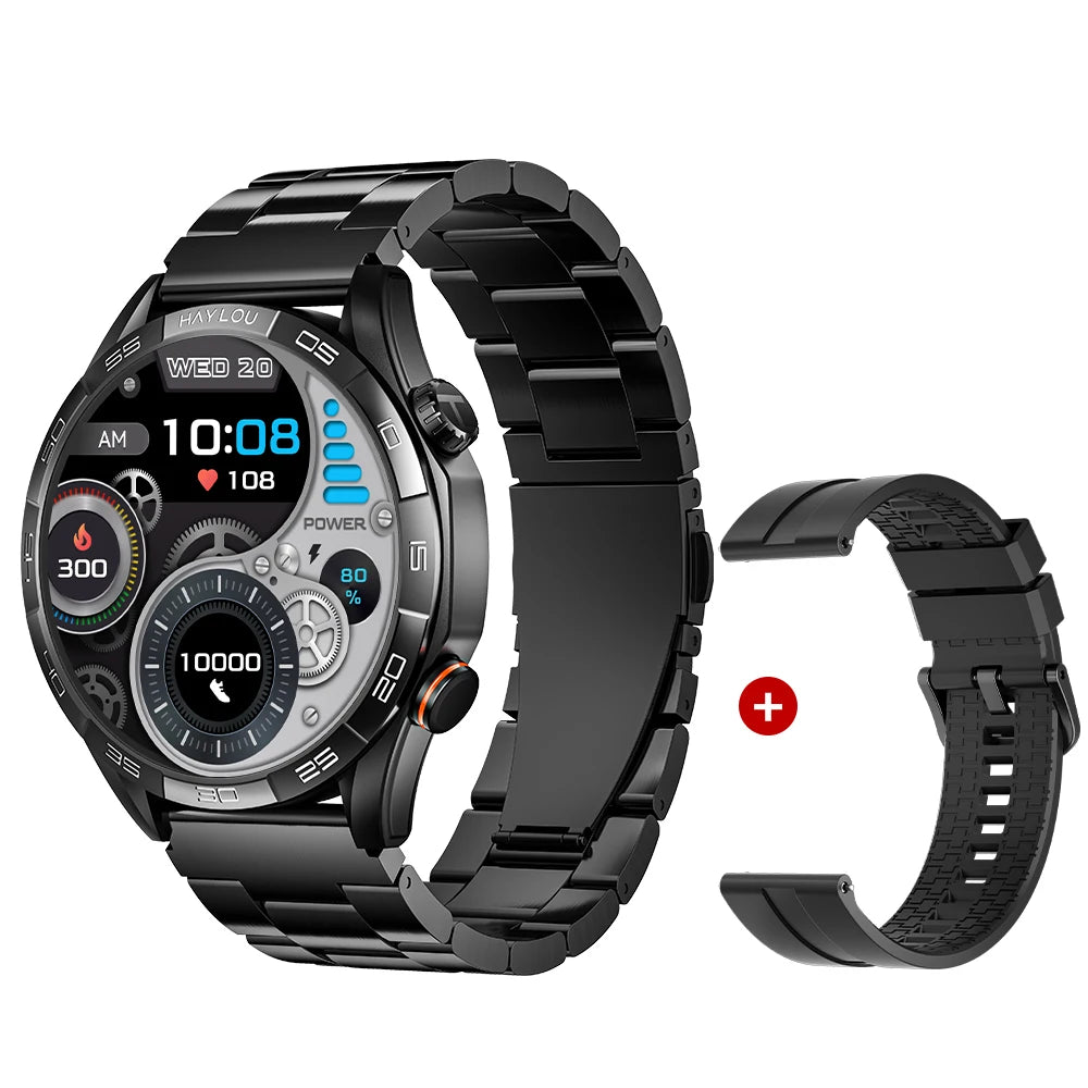 HAYLOU Solar 5 Smartwatch – AMOLED 60Hz Voice Call & Health Tracker
