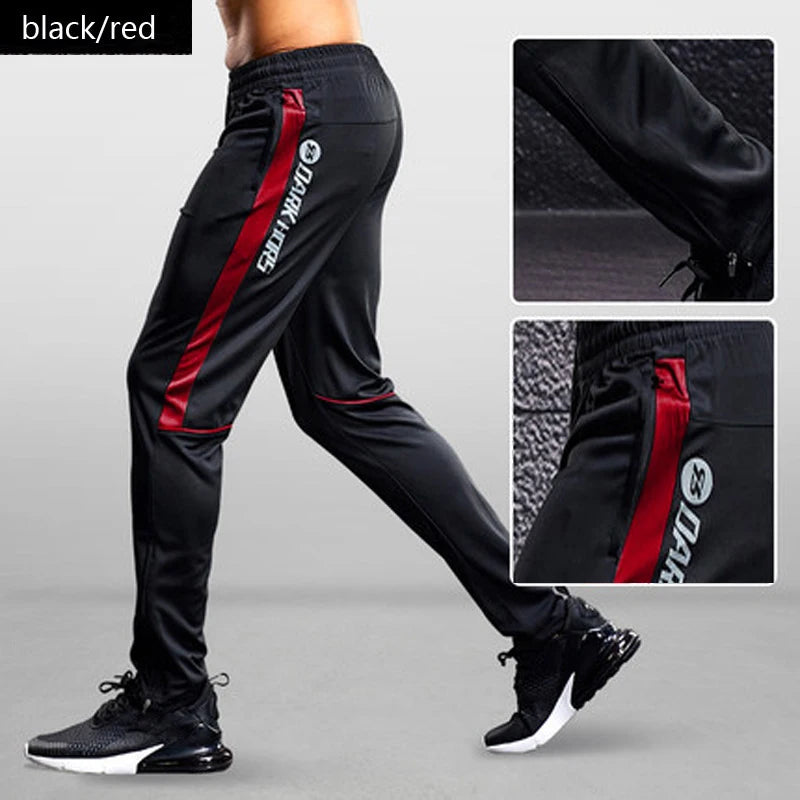 Men’s Sport Running Pants – Training Joggers with Zipper Pockets