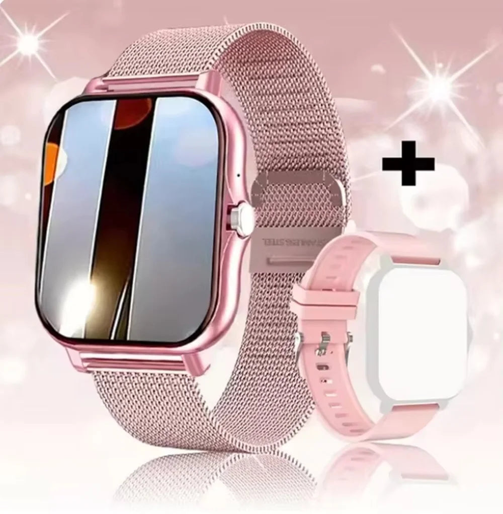 2025 Smartwatch – Bluetooth Talking Blood Oxygen & Pressure Monitor