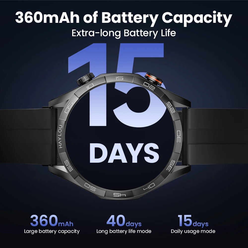 HAYLOU Solar 5 Smartwatch – AMOLED 60Hz Voice Call & Health Tracker