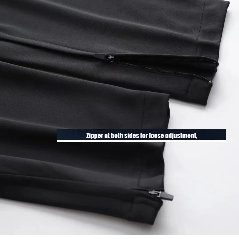 Men’s Sport Running Pants – Training Joggers with Zipper Pockets