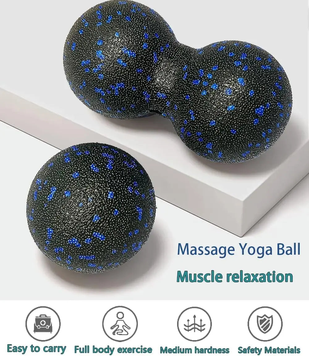 3-in-1 Foam Roller Set – Yoga & Deep Tissue Massage Kit