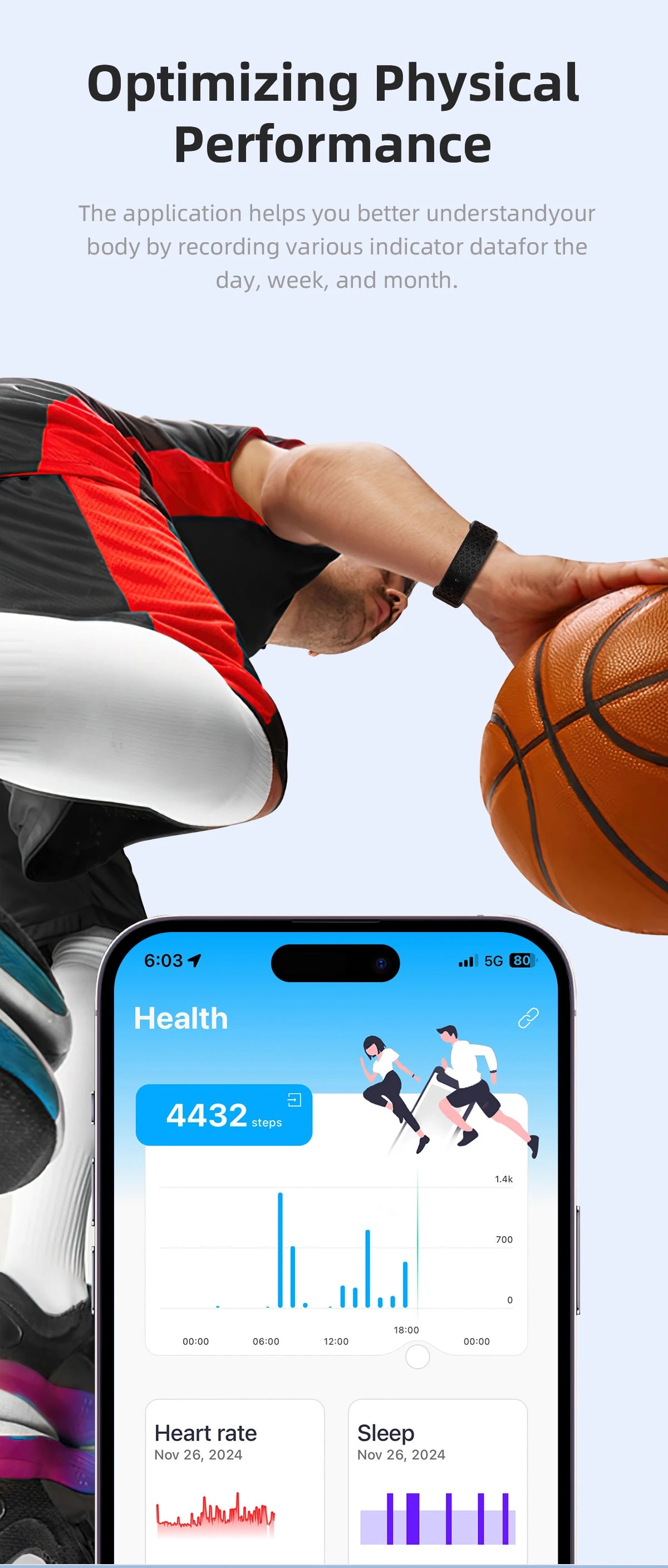 LIGE GPS Sports Smart Bracelet – Fitness & Health Tracker