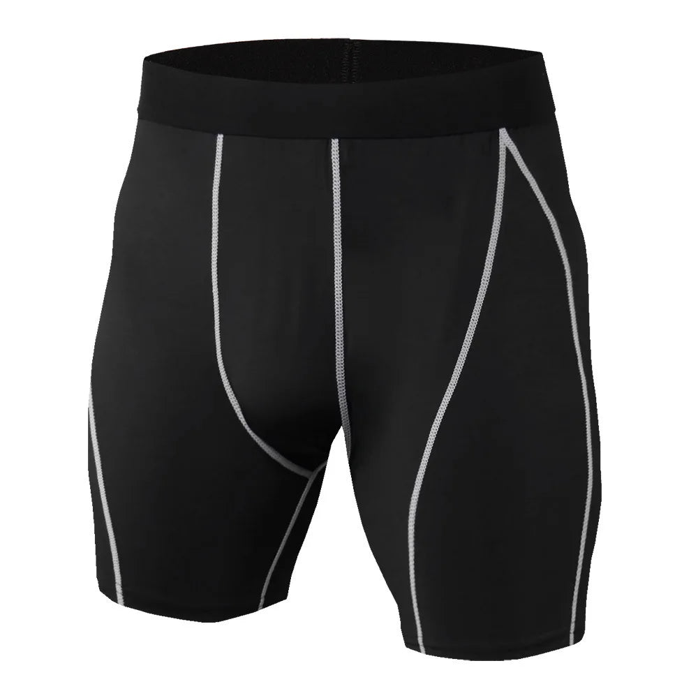 Men’s Compression Training Shorts – Quick-Dry Gym Tights