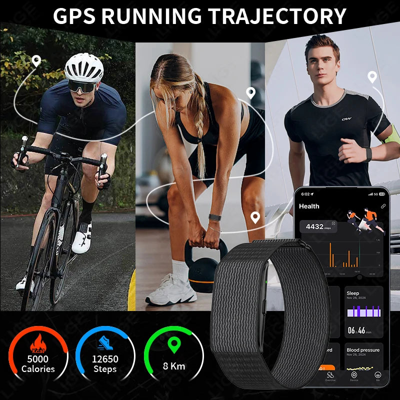 LIGE GPS Sports Smart Bracelet – Fitness & Health Tracker