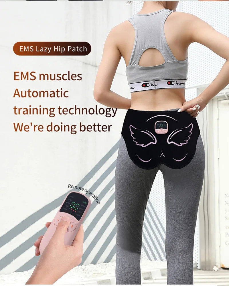 Electric EMS Butt Muscle Stimulator – USB Rechargeable Hip & Glute Trainer