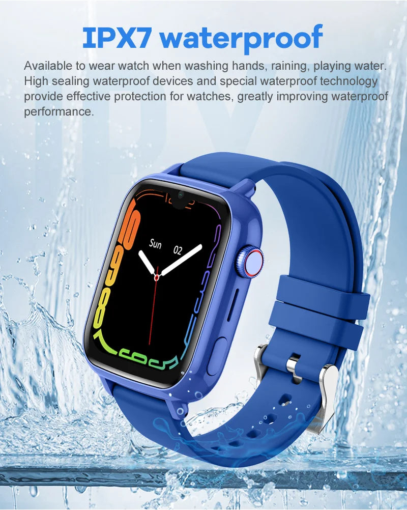 4G Kids Smart Watch – GPS Tracker, Video Call & SOS Safety Smartwatch