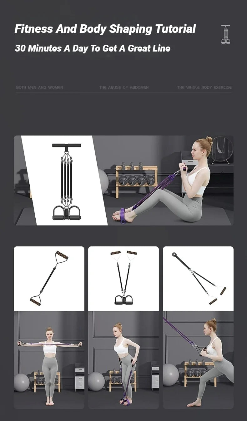 Pedal Resistance Tensioner – Multifunctional Home Fitness Trainer
