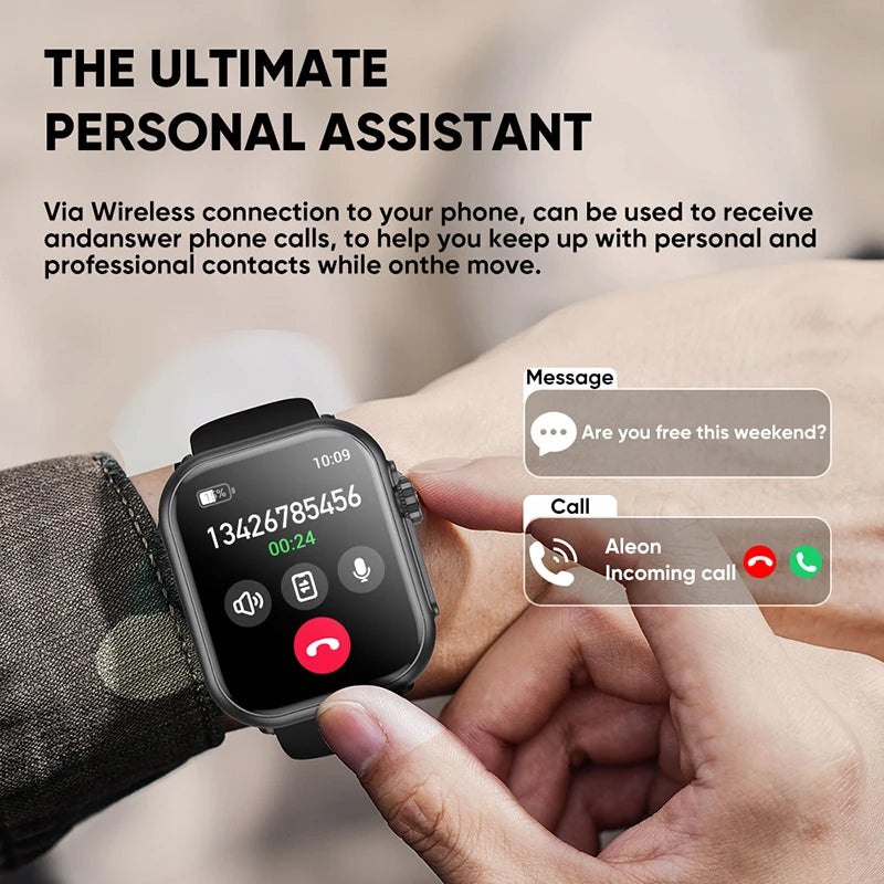 Watch Ultra 2 SE – AMOLED GPS Smartwatch with Heart Rate & Bluetooth