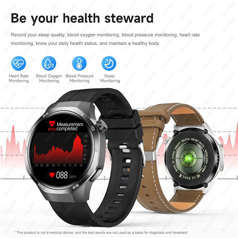 Huawei 1.85" Smartwatch – GPS, NFC & Bluetooth Fitness Tracker for Men