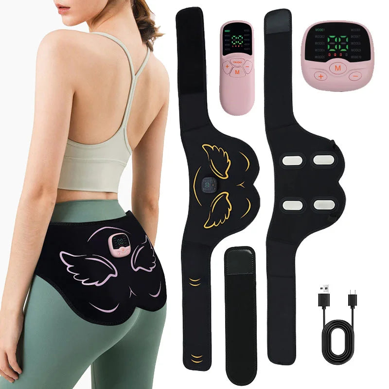 Electric EMS Butt Muscle Stimulator – USB Rechargeable Hip & Glute Trainer