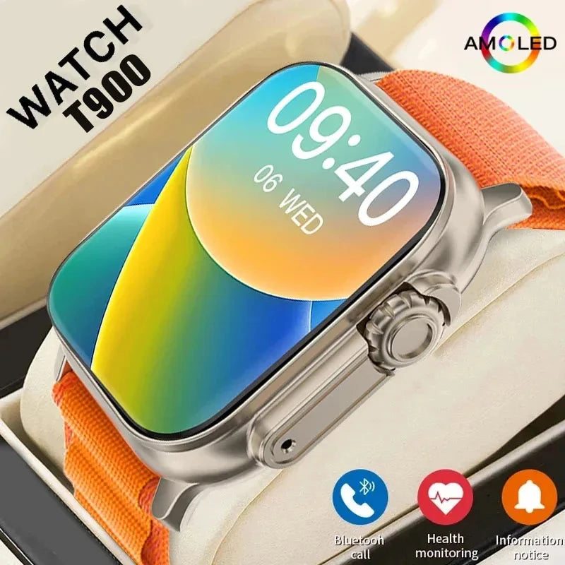 T900Ultra Smartwatch – Bluetooth Talk & Heart Rate Monitor