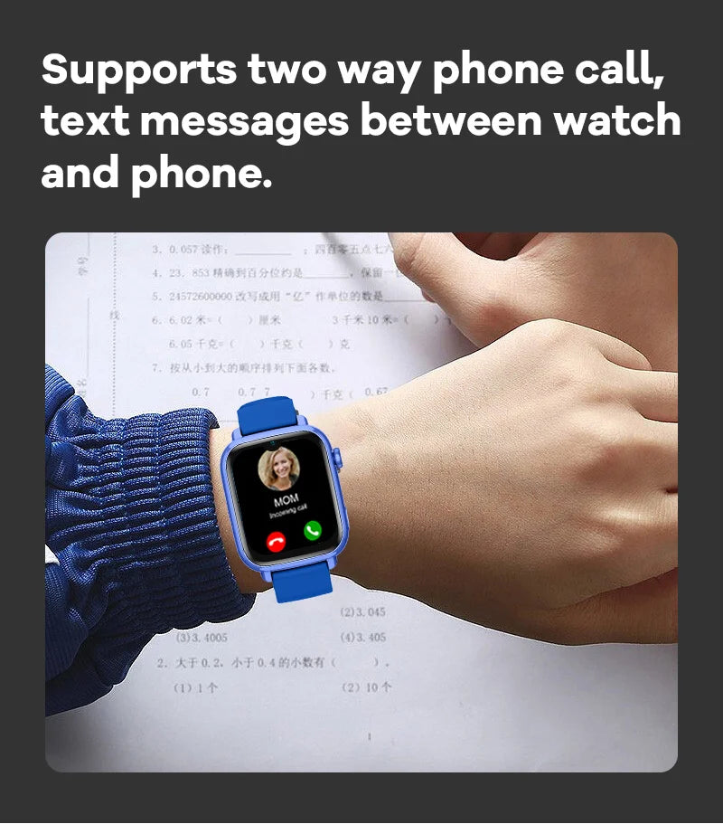 4G Kids Smart Watch – GPS Tracker, Video Call & SOS Safety Smartwatch