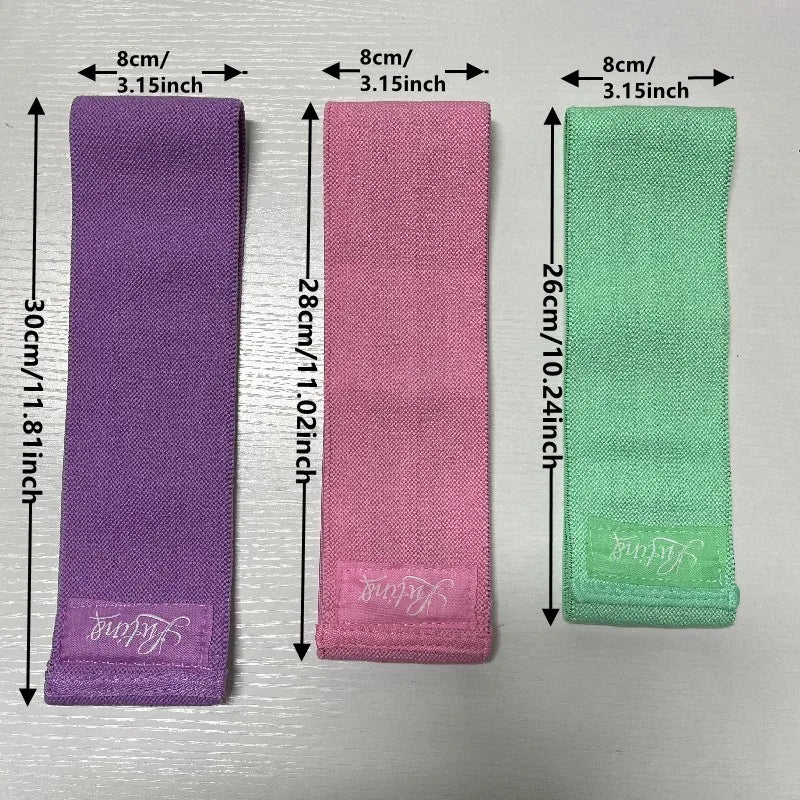 WorthWhile Hip Resistance Bands – Non-Slip Yoga & Workout Fitness Bands