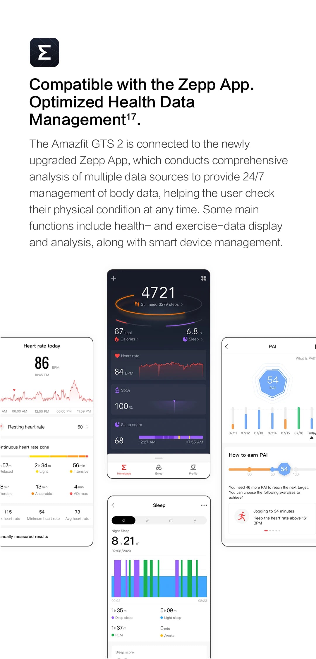 Amazfit GTS 2 Smartwatch – 43mm Fitness Tracker with Alexa Built-In