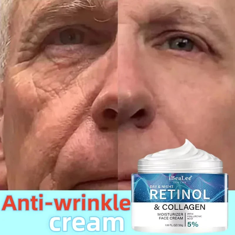 Men’s Retinol Anti-Wrinkle Cream – Collagen Firming & Moisturizing Skincare