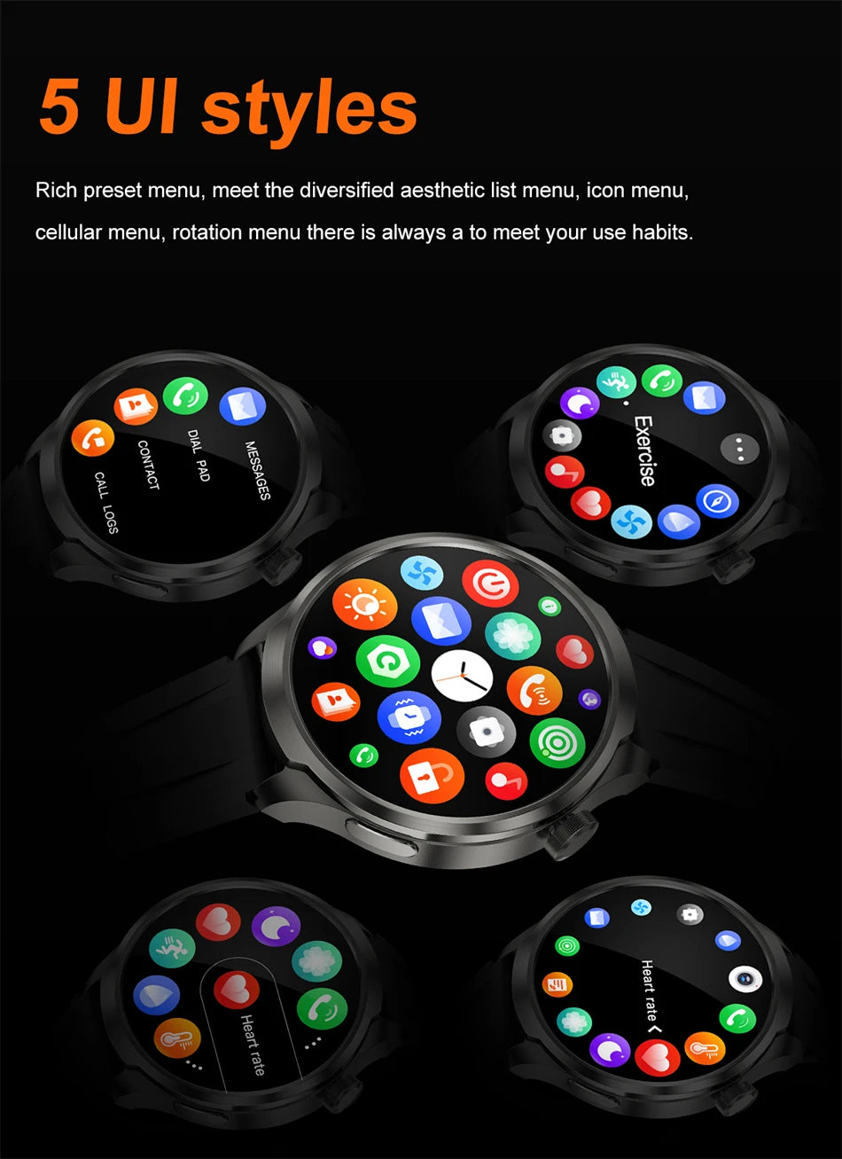 Huawei 1.85" Smartwatch – GPS, NFC & Bluetooth Fitness Tracker for Men