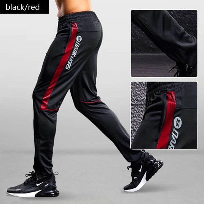 Men’s Sport Running Pants – Training Joggers with Zipper Pockets