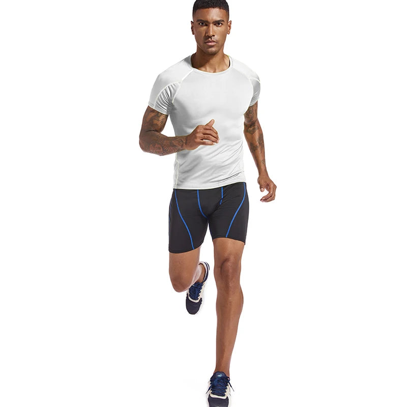 Men’s Compression Training Shorts – Quick-Dry Gym Tights