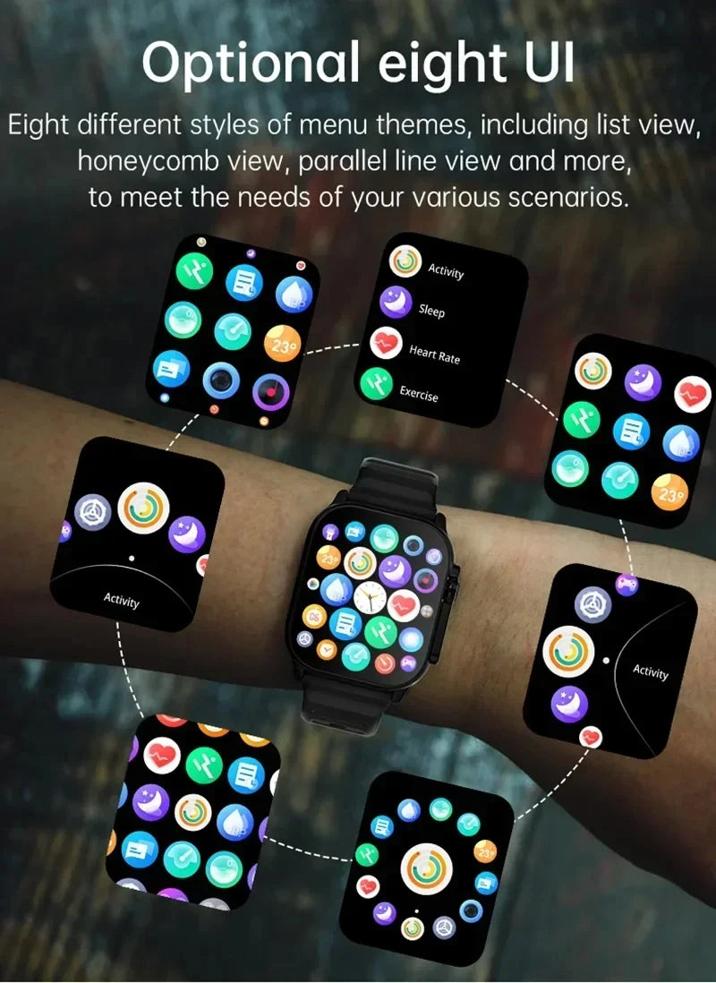 T900Ultra Smartwatch – Bluetooth Talk & Heart Rate Monitor