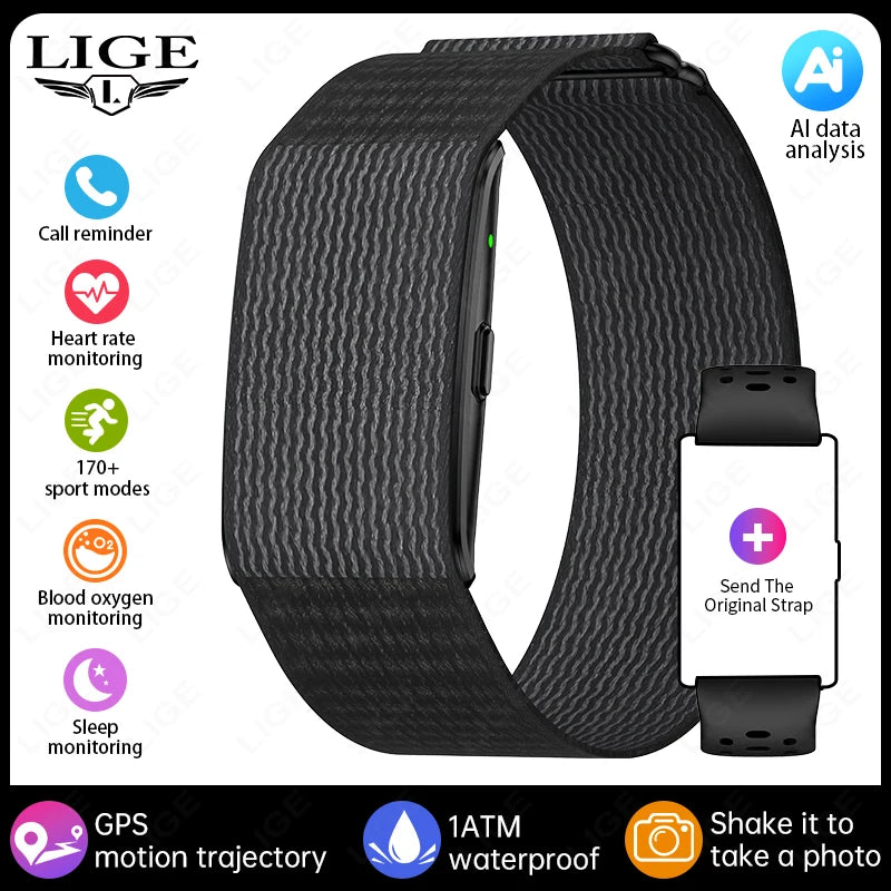 LIGE GPS Sports Smart Bracelet – Fitness & Health Tracker