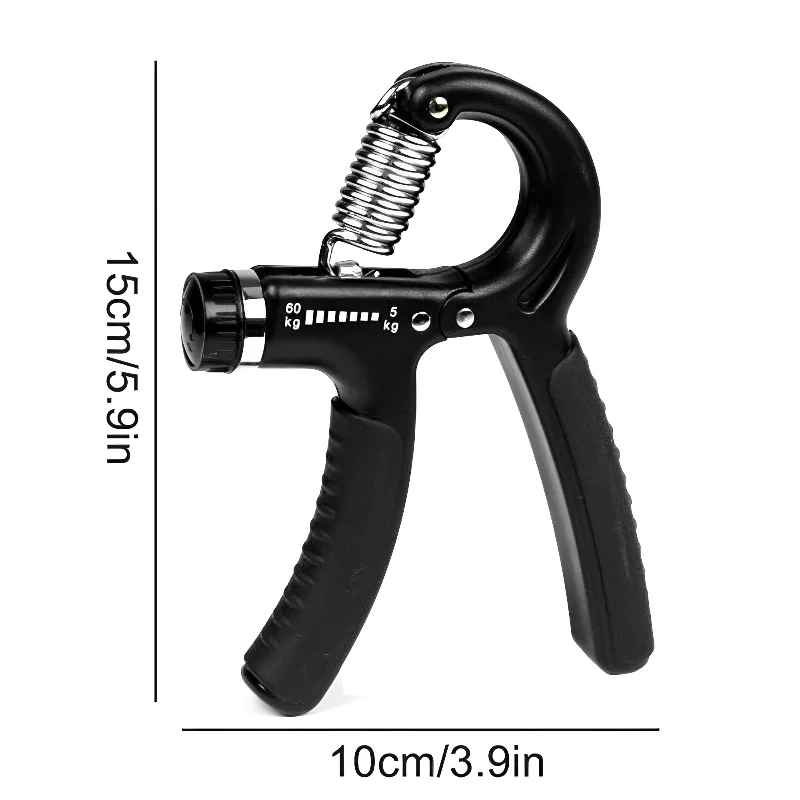 Hand Grip Strengthener – Adjustable 5–60KG Forearm & Finger Trainer