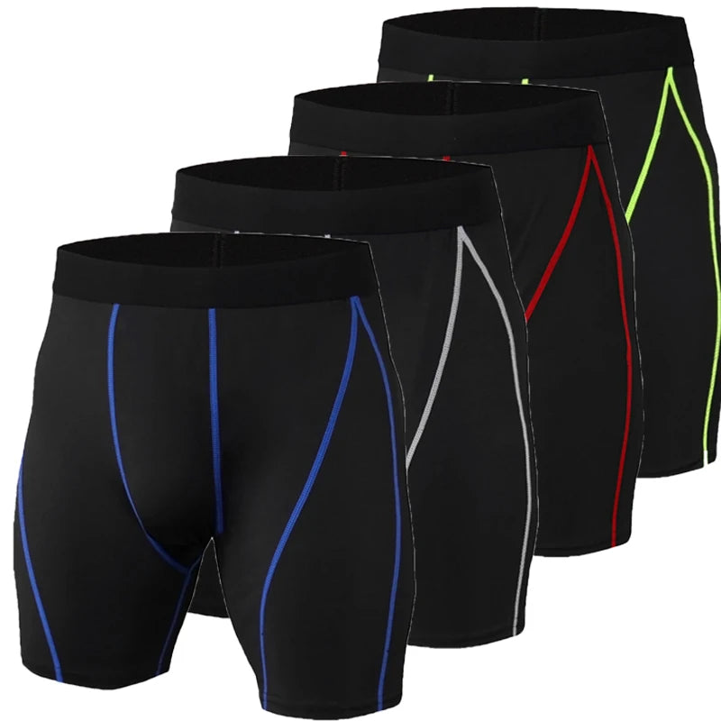 Men’s Compression Training Shorts – Quick-Dry Gym Tights