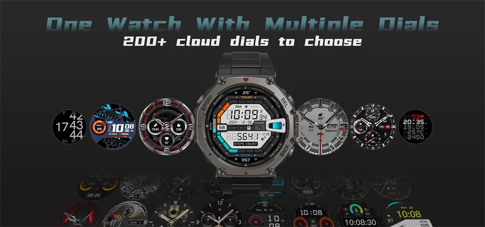 T-Rex 3 Pro Military Smartwatch – Dual-Band GPS 10ATM