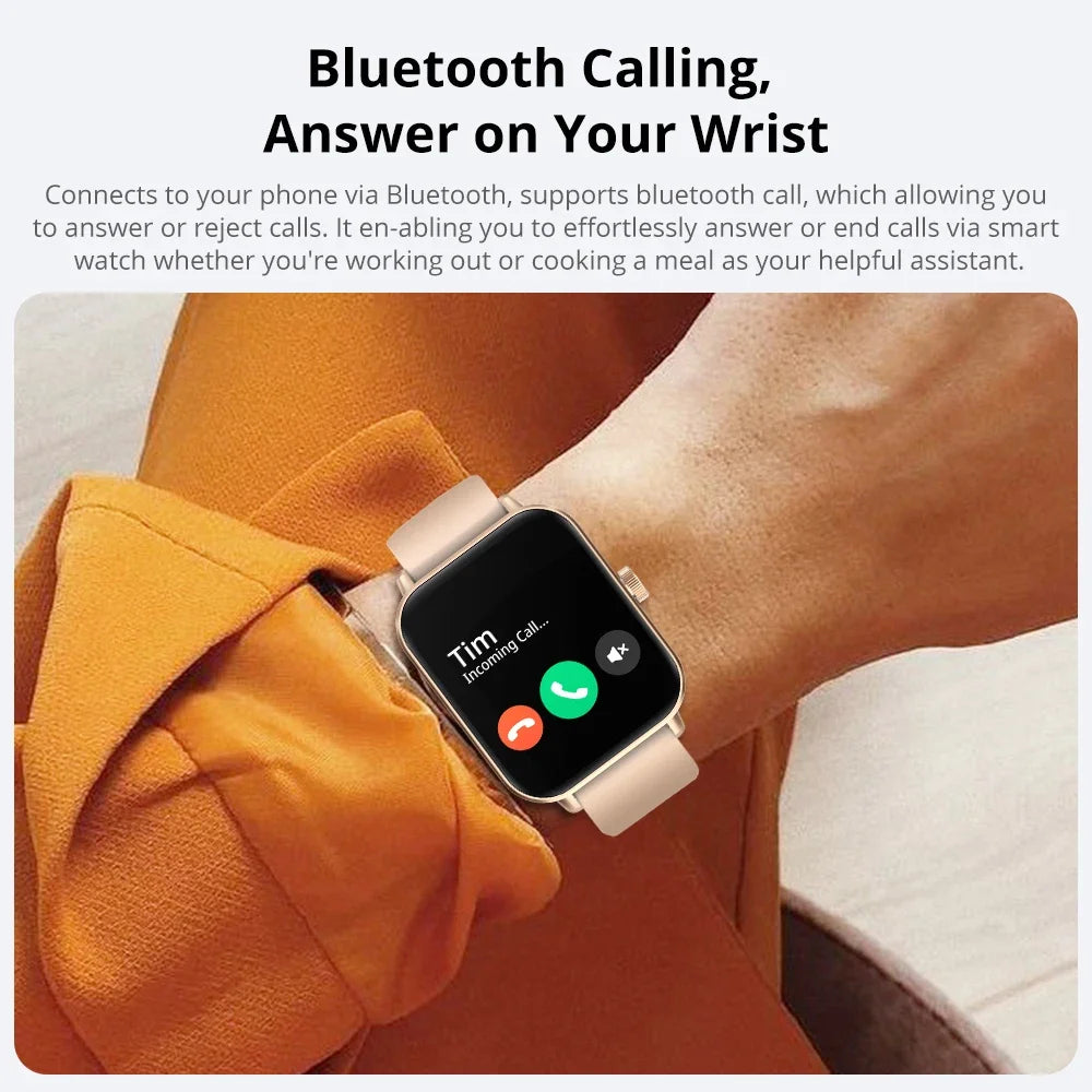 P81 Voice Calling Smartwatch – 1.9" Health & Sports Tracker