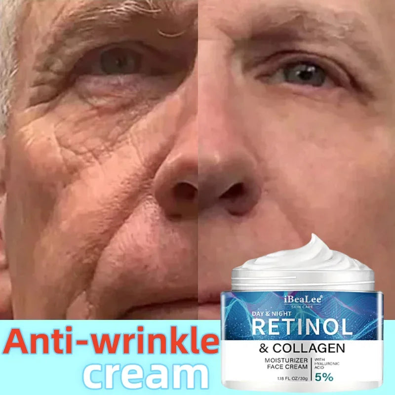 Men’s Retinol Anti-Wrinkle Cream – Collagen Firming & Moisturizing Skincare