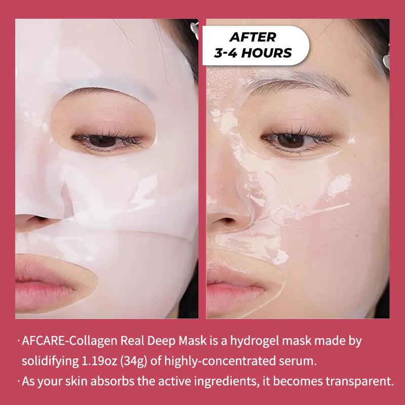 Korean Bio Collagen Face Mask – Hydrating & Whitening Skincare