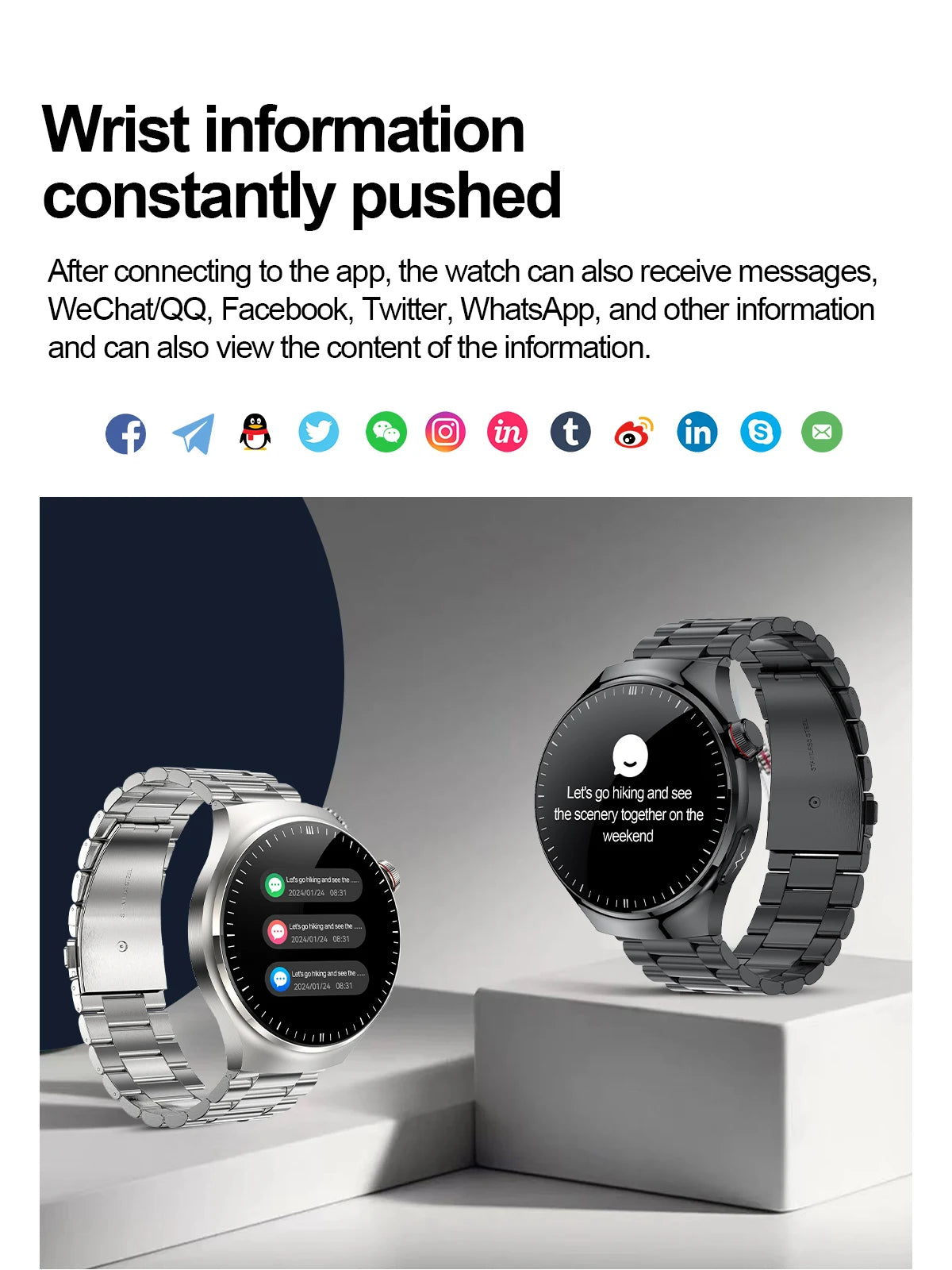 2025 Nursing-Grade Health Smartwatch – ECG PPG Bluetooth Call
