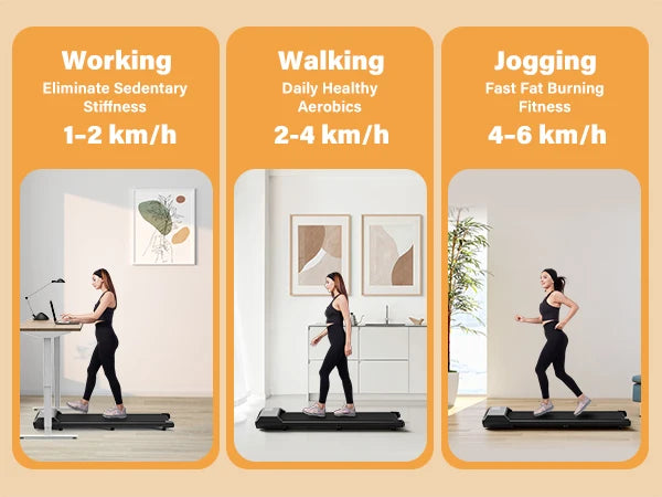 300LB Home Treadmill – 2.5HP 2-in-1 Walking & Running Machinee