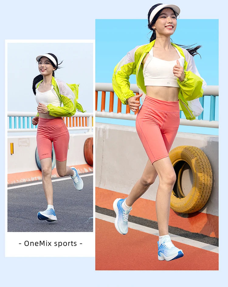 Onemix 2025 Breathable Speed Running Shoes – Marathon Sports Sneakers Shoes Light Men Outdoor Jump Rope Fitness