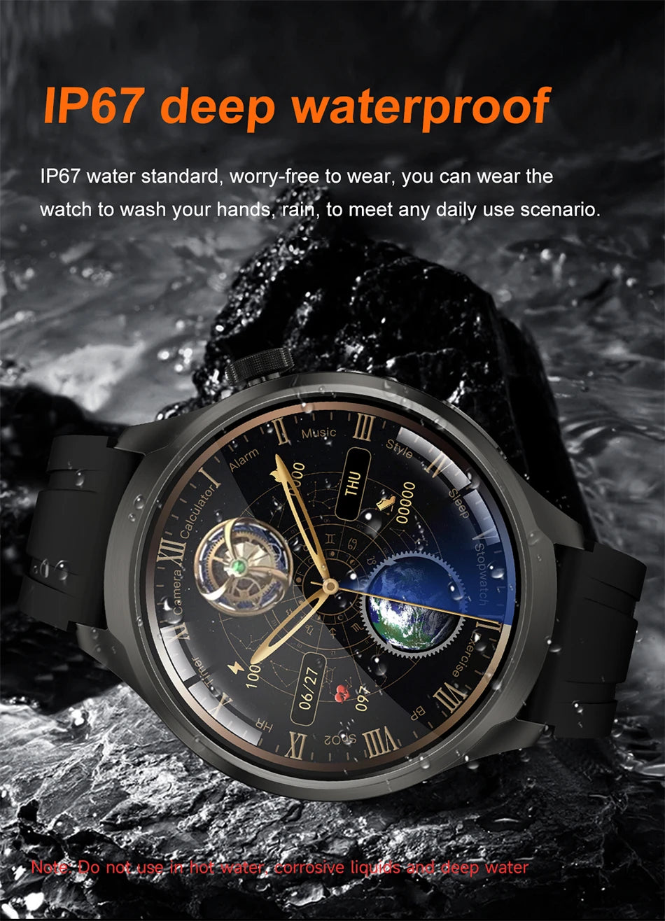 Huawei 1.85" Smartwatch – GPS, NFC & Bluetooth Fitness Tracker for Men