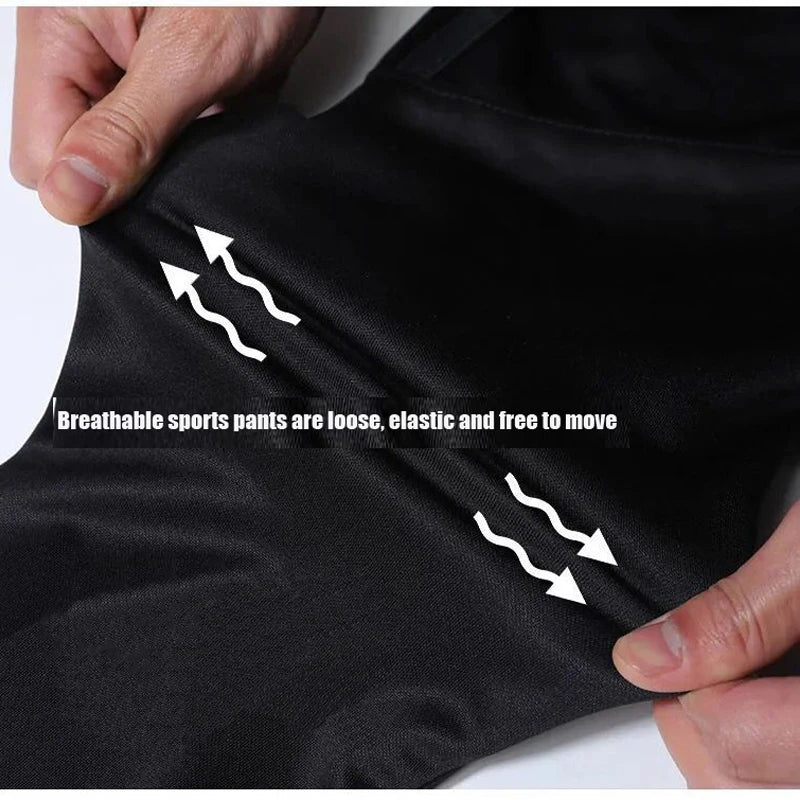 Men’s Sport Running Pants – Training Joggers with Zipper Pockets
