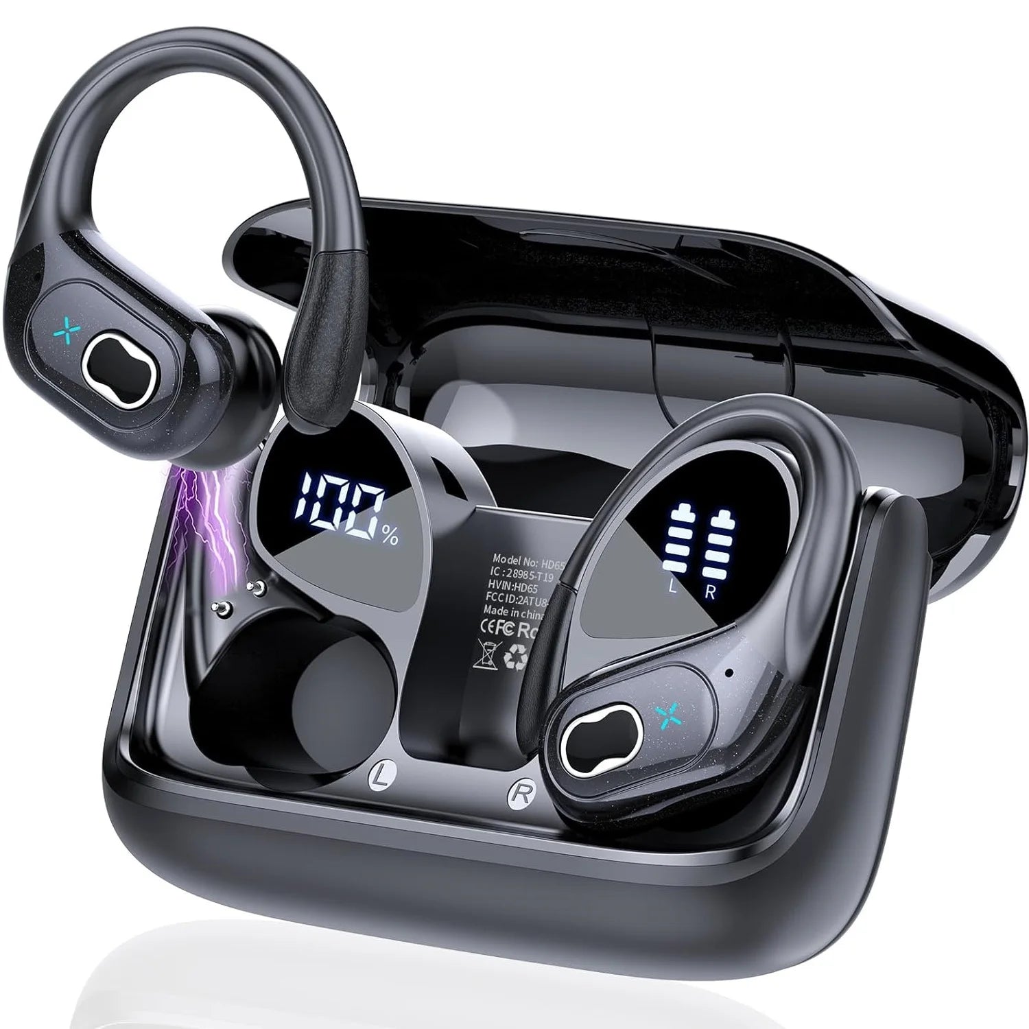 DLYL HD65 TWS Bluetooth 5.4 Wireless Earbuds