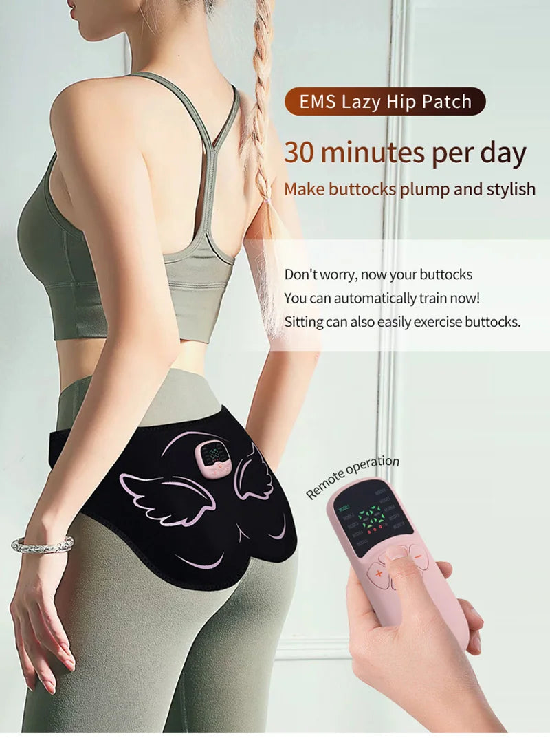 Electric EMS Butt Muscle Stimulator – USB Rechargeable Hip & Glute Trainer