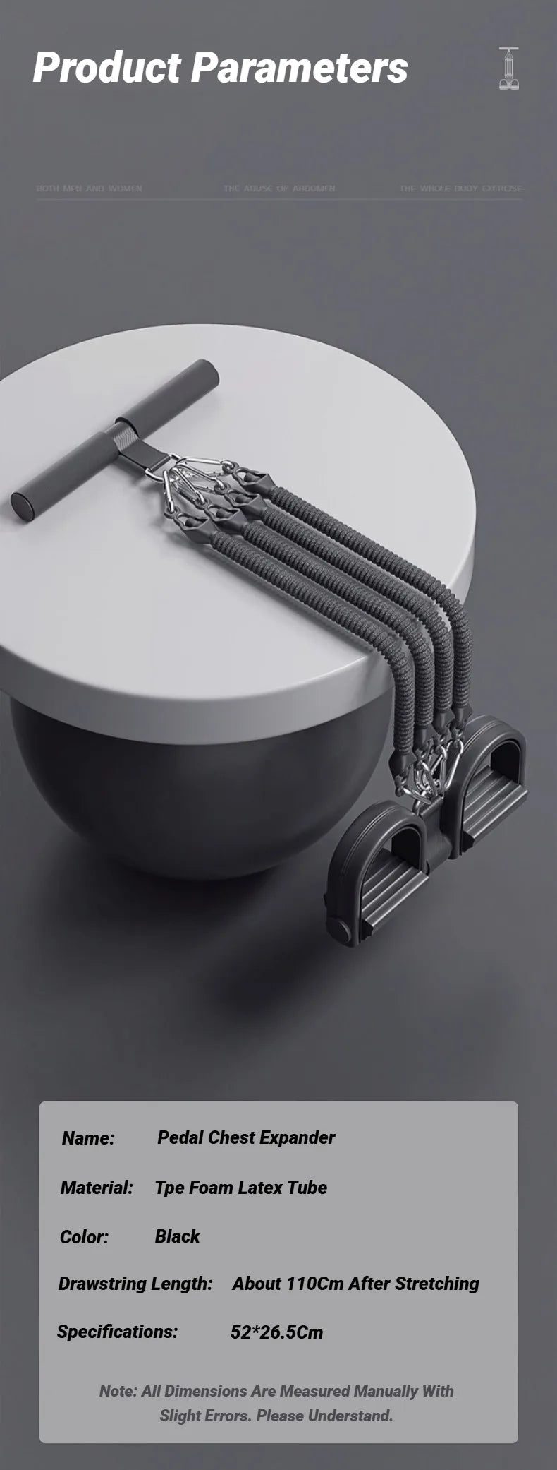 Pedal Resistance Tensioner – Multifunctional Home Fitness Trainer