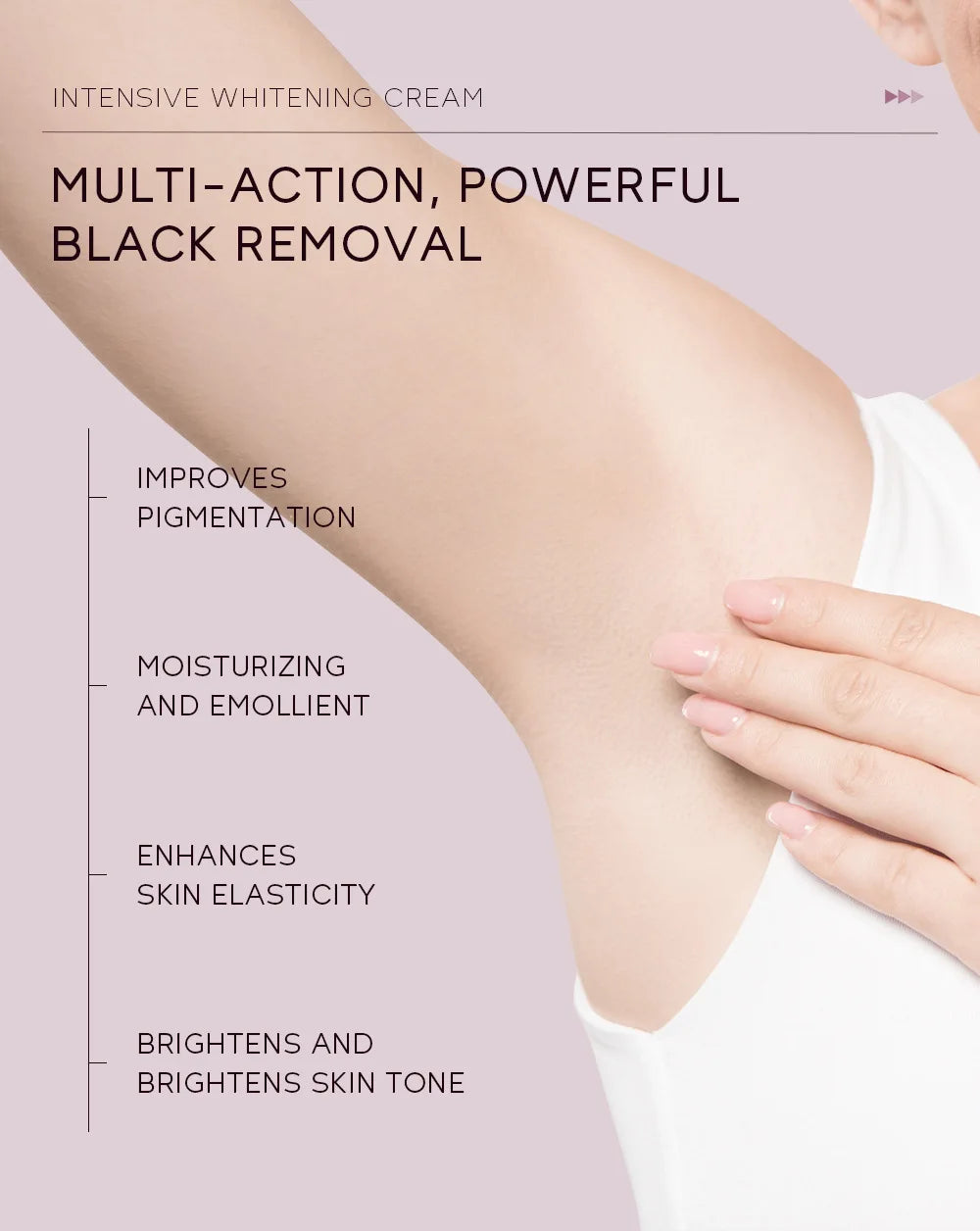 Whitening Cream – Underarm & Intimate Area Lightening Moisturizer