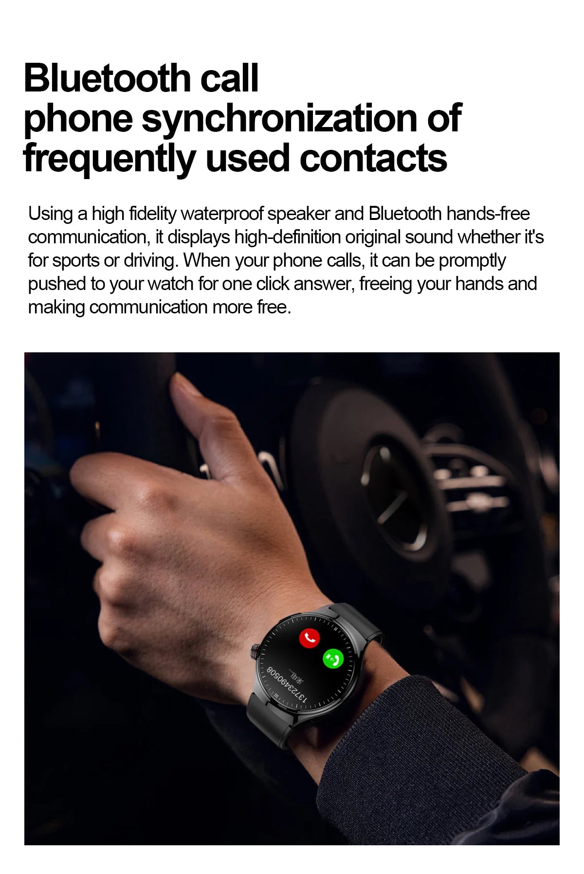2025 Nursing-Grade Health Smartwatch – ECG PPG Bluetooth Call
