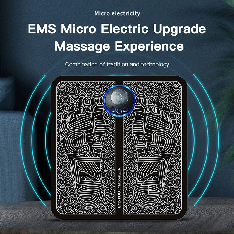 Electric Foot Massager Pad – Muscle Relaxation & Circulation Trainer